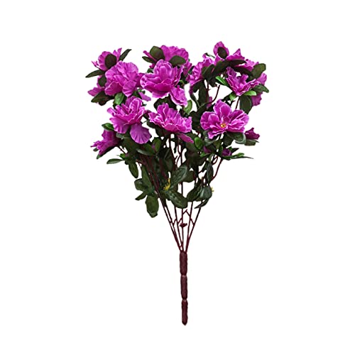 XIAOUXING Artificial Azalea Flowers - 15