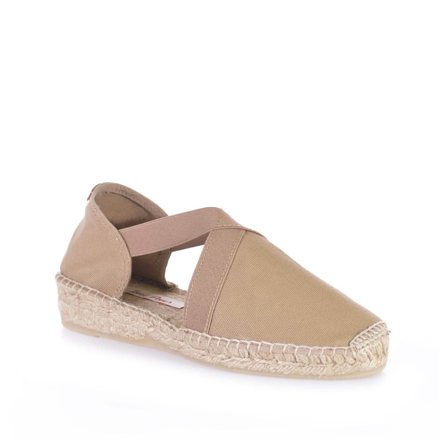 Women's Canvas Espadrille Shoes with Comfortable Jute Sole & Elastic Design - Perfect for Summer, Beach, and Casual Outings
