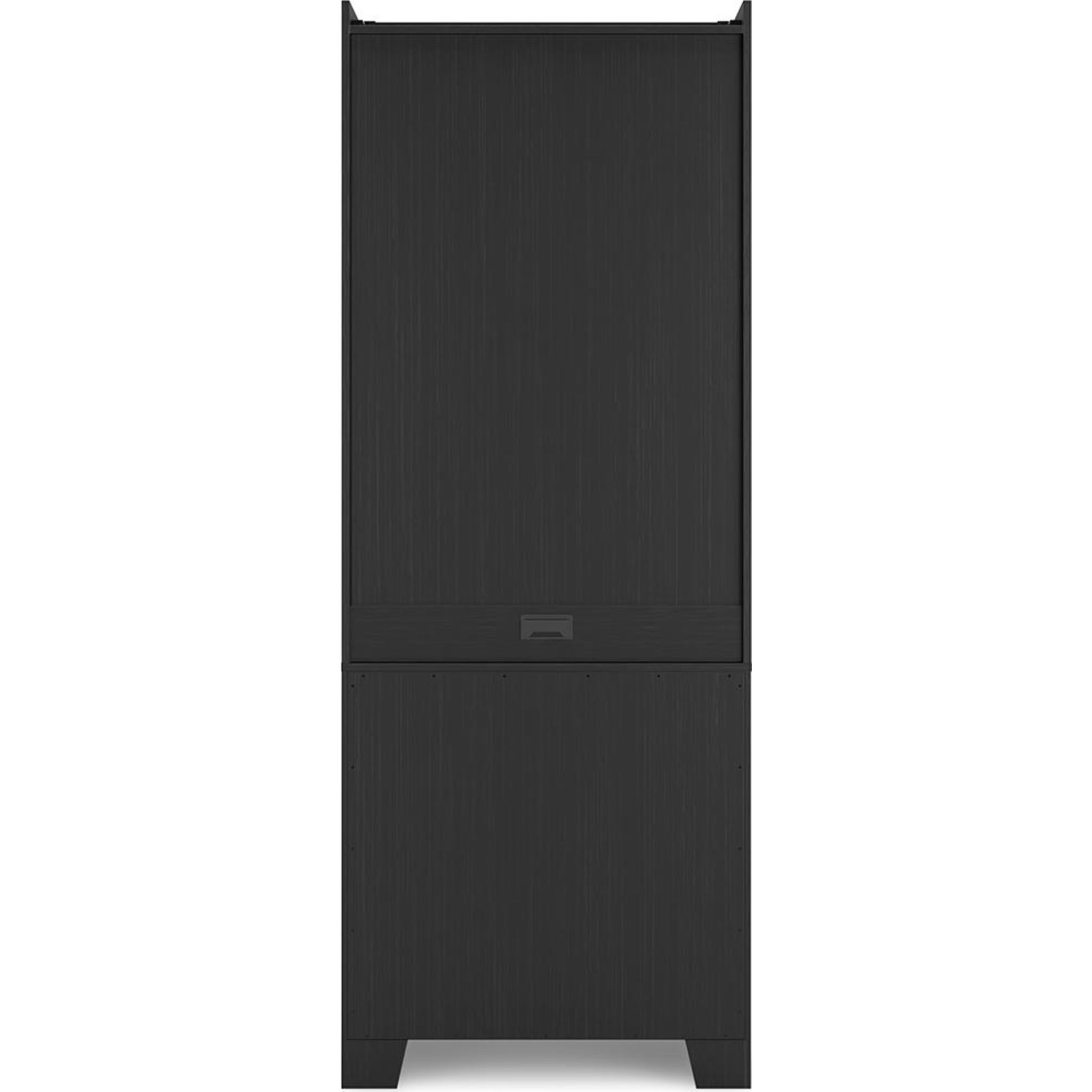 Beckincreek Black Bookcase - Modern Wooden Bookshelf for Home, Office & Library | Stylish Storage Solution for Books, Decor & More