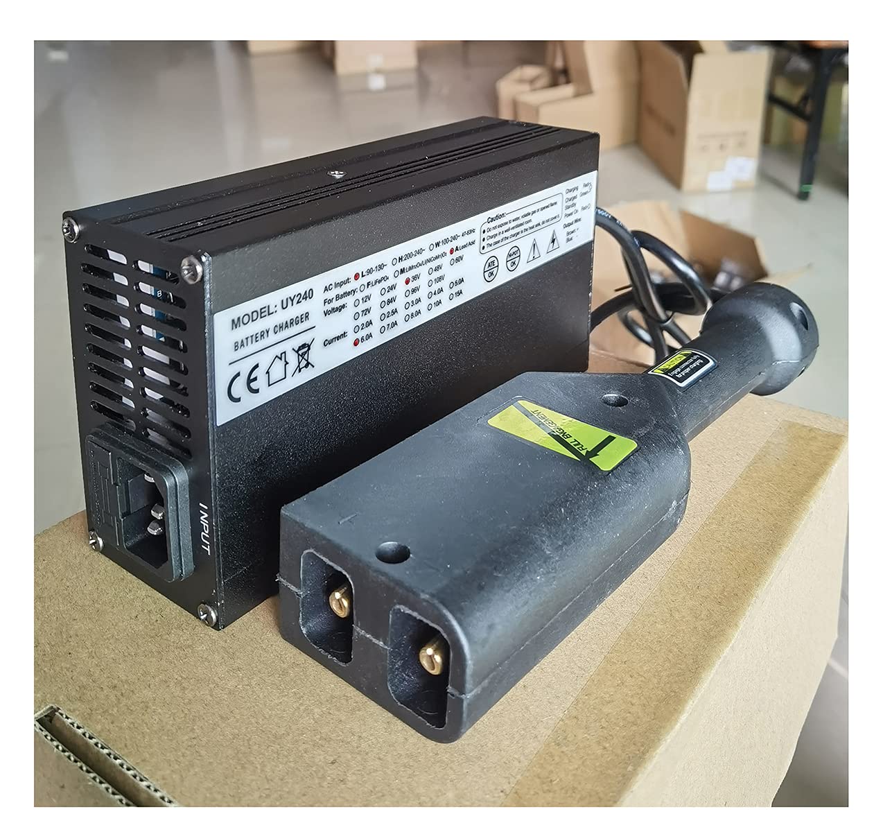 36V 12A EZGO Golf Cart Battery Charger - Fast Charging for EZGO TXT & Medalist Models | Perfect for Home, Golf Course & RV Use