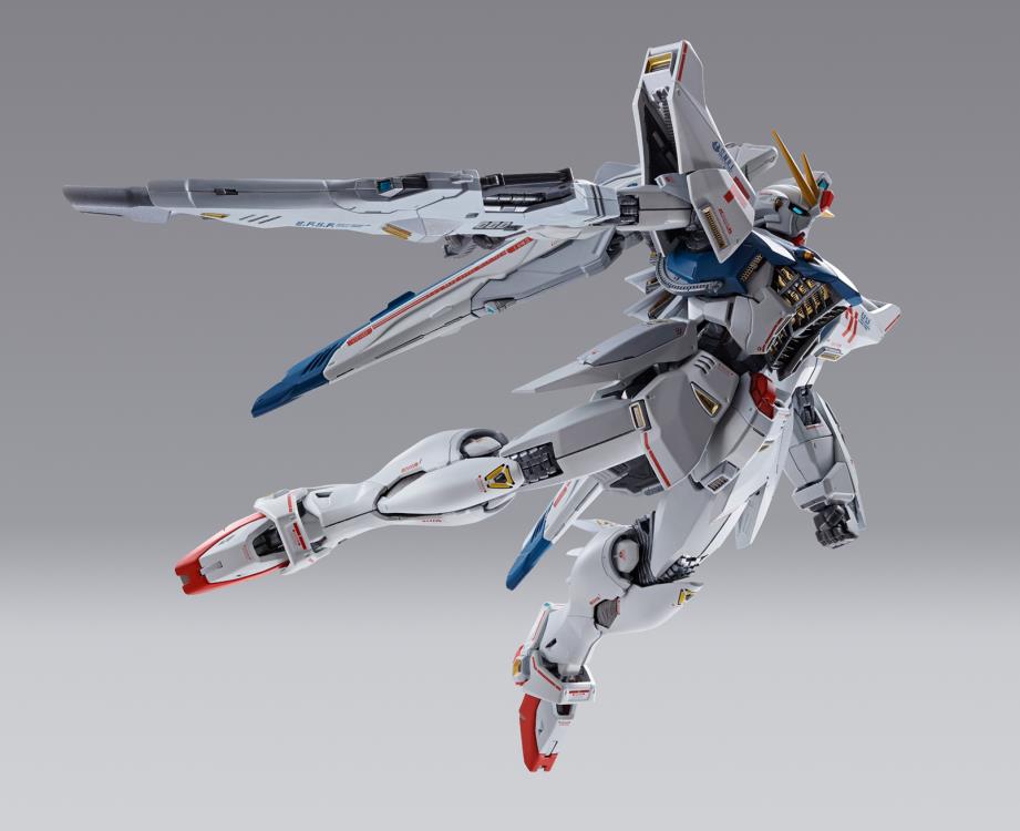 Bandai Metal Build Gundam F91 Formula 91 (Chronicle White Ver.) Exclusive Collectible Action Figure - Perfect for Anime Fans, Model Collectors & Display Showcase