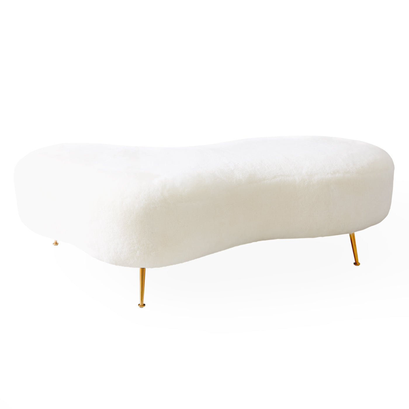 Stylish Amorphic Cocktail Ottoman - Modern Accent Footstool for Living Room, Lounge & Bedroom - Perfect for Relaxing, Extra Seating & Home Decor
