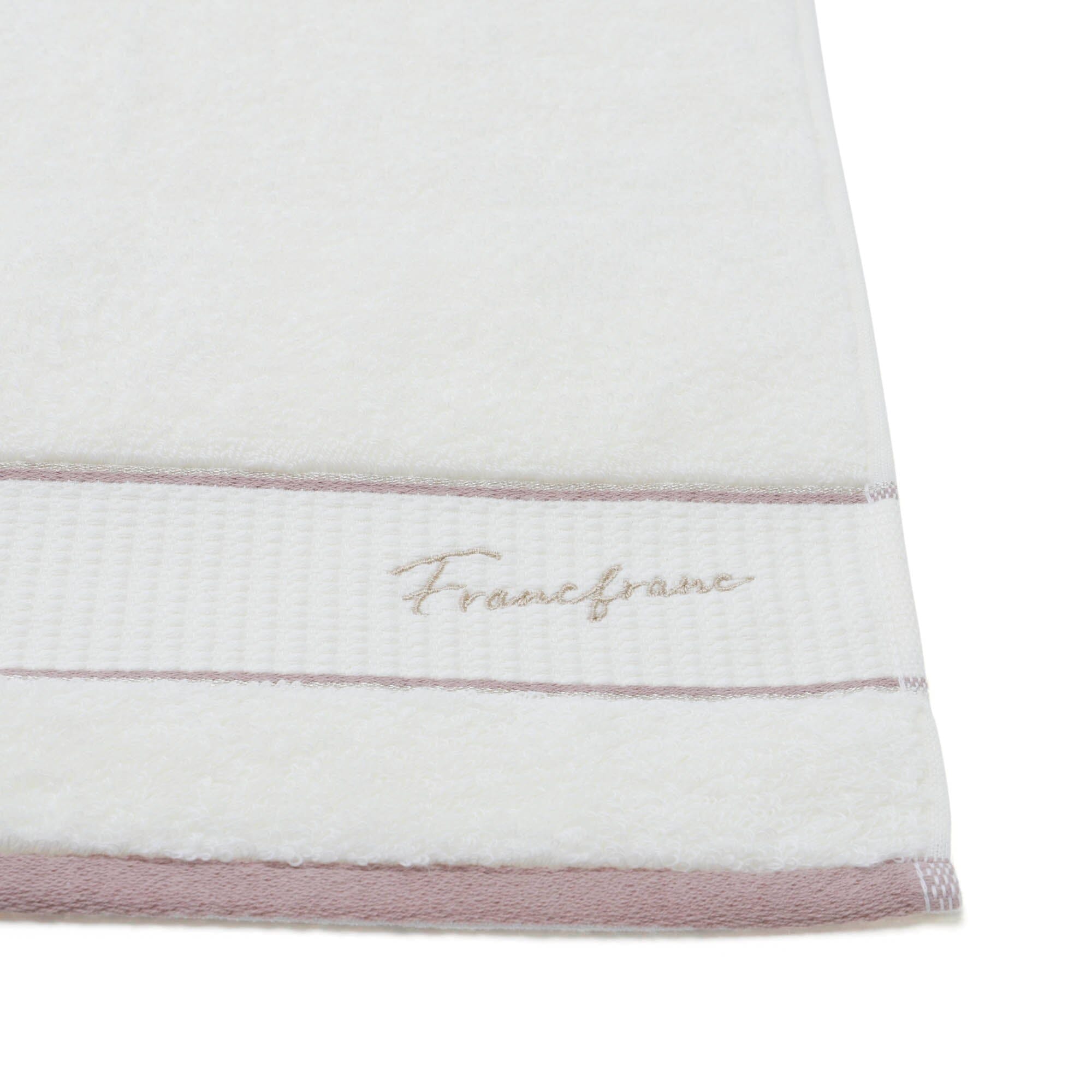 Premium White Logo Face Towel - Soft & Absorbent for Gym, Spa, and Travel - Bulk Pack of 12