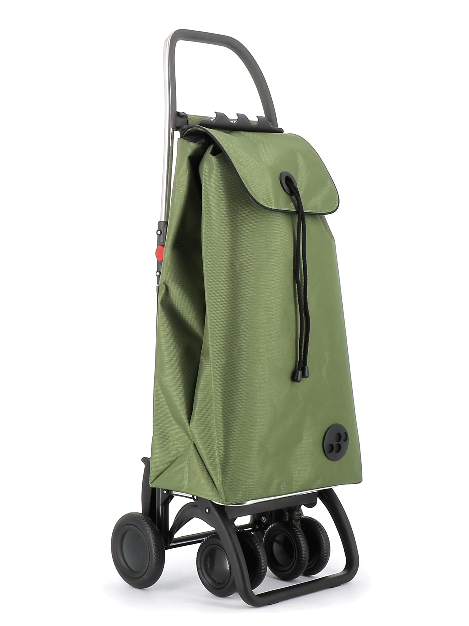 Rolser I Max MF 4 Wheel Foldable Shopping Cart with 2 Swivel Wheels - Lightweight Grocery Trolley for Supermarket, Shopping Mall & Outdoor Market Use