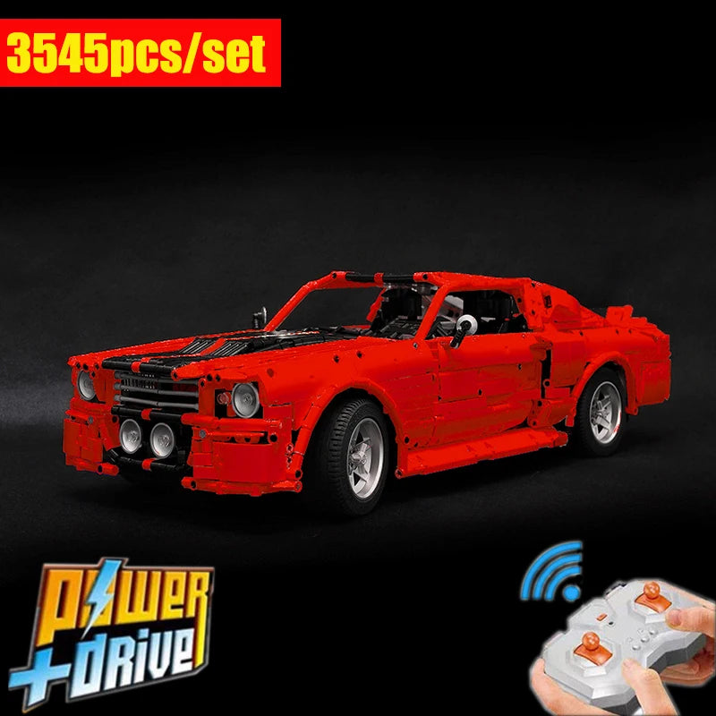 3541PCS MOC 14616 1967 Eleanor Mustang Super Racing Car Building Blocks Set - Perfect for Collectors, DIY Enthusiasts & Gift Giving | Display Model, Home Decor, Racing Car Lovers