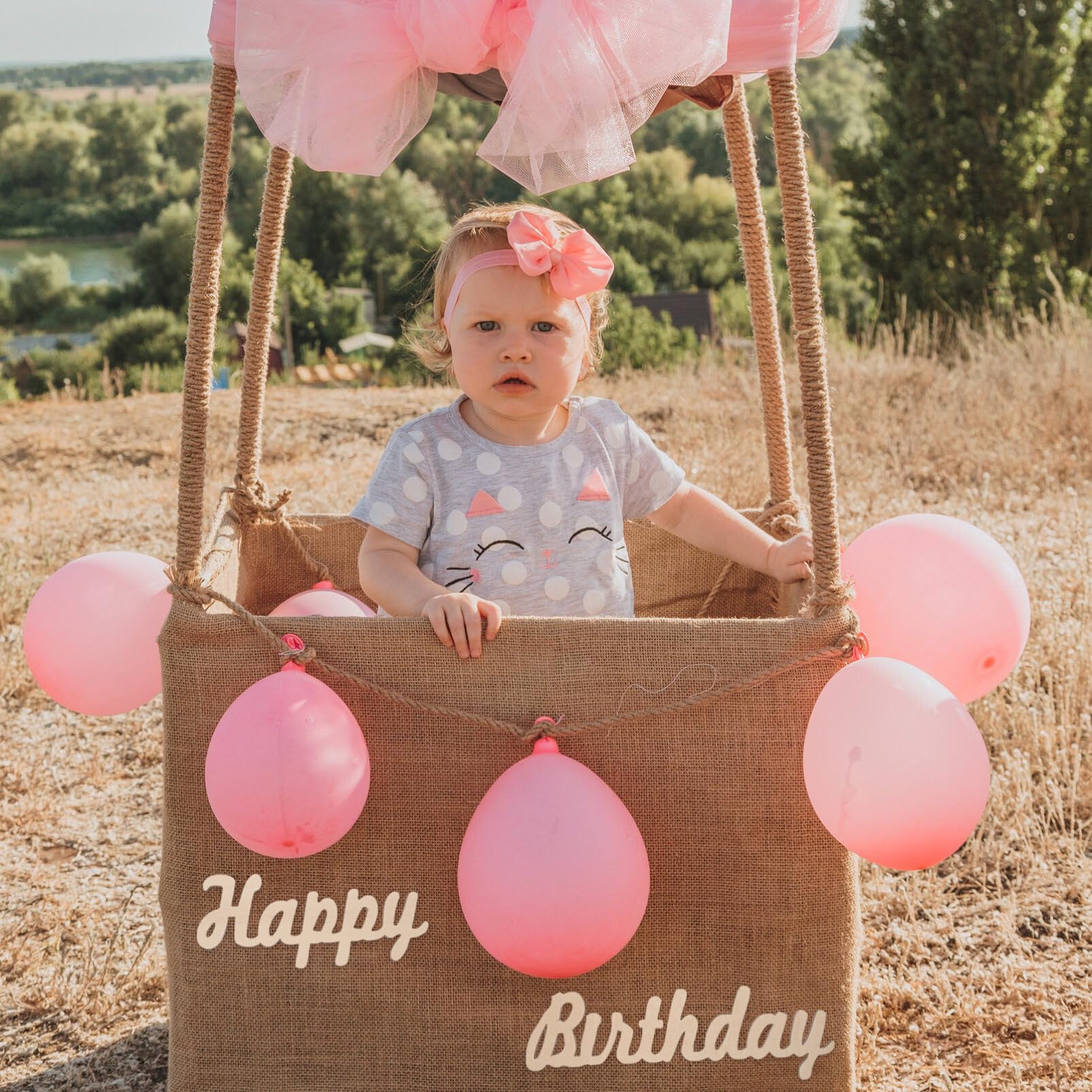 Happy Birthday Wooden Sign - Unfinished Wooden Cutout Letters Plaque for Home Decor, Wedding, Baby Shower & Party - Perfect for Wreath, Door & Wall Decoration - DIY Craft Project for Personalized Gifts