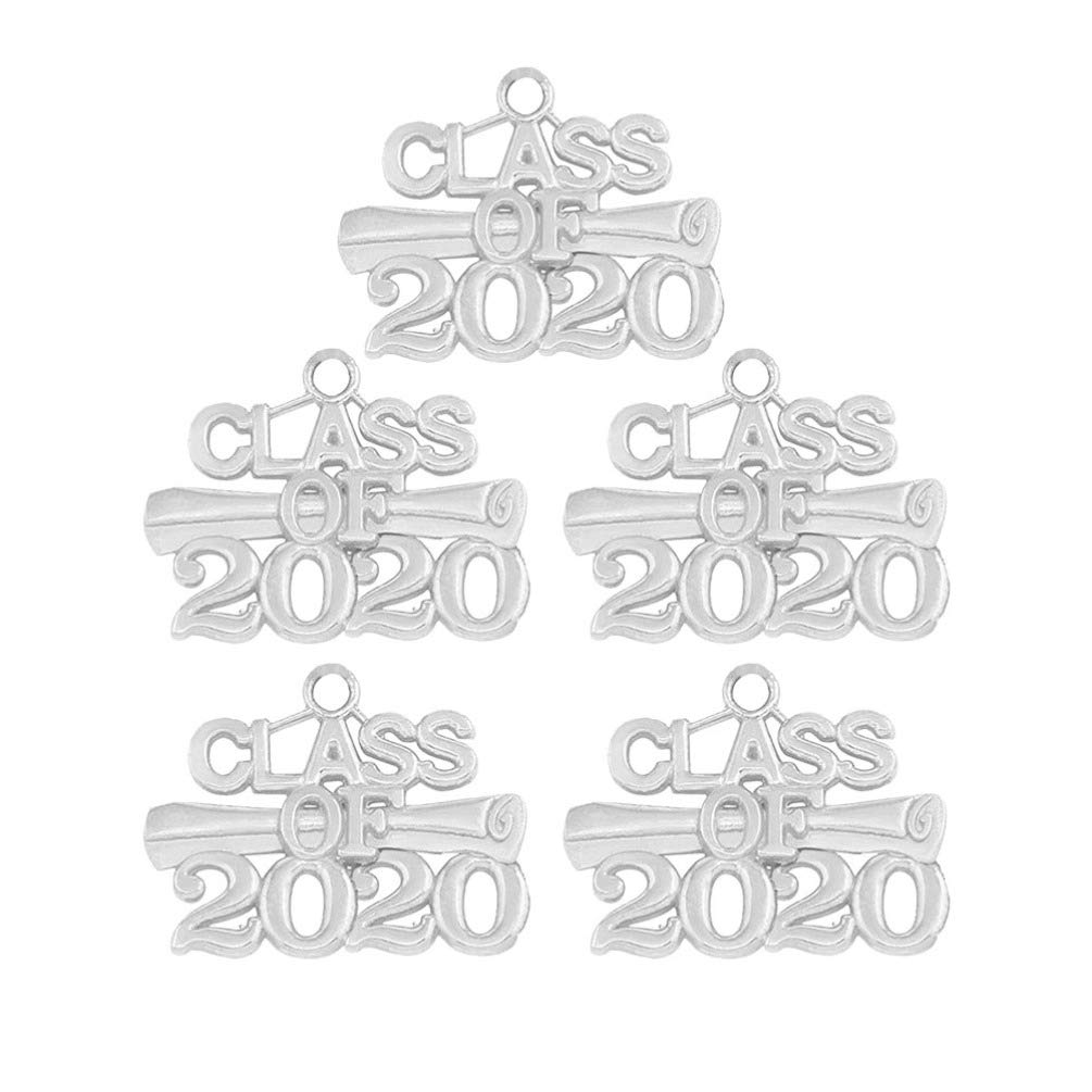 PRETYZOOM 5-Piece Creative Graduation Pendant Set - Class of 2020 Commemorative Keepsake for Graduates - Perfect for Graduation Ceremonies, Yearbook Signings & Alumni Gifts