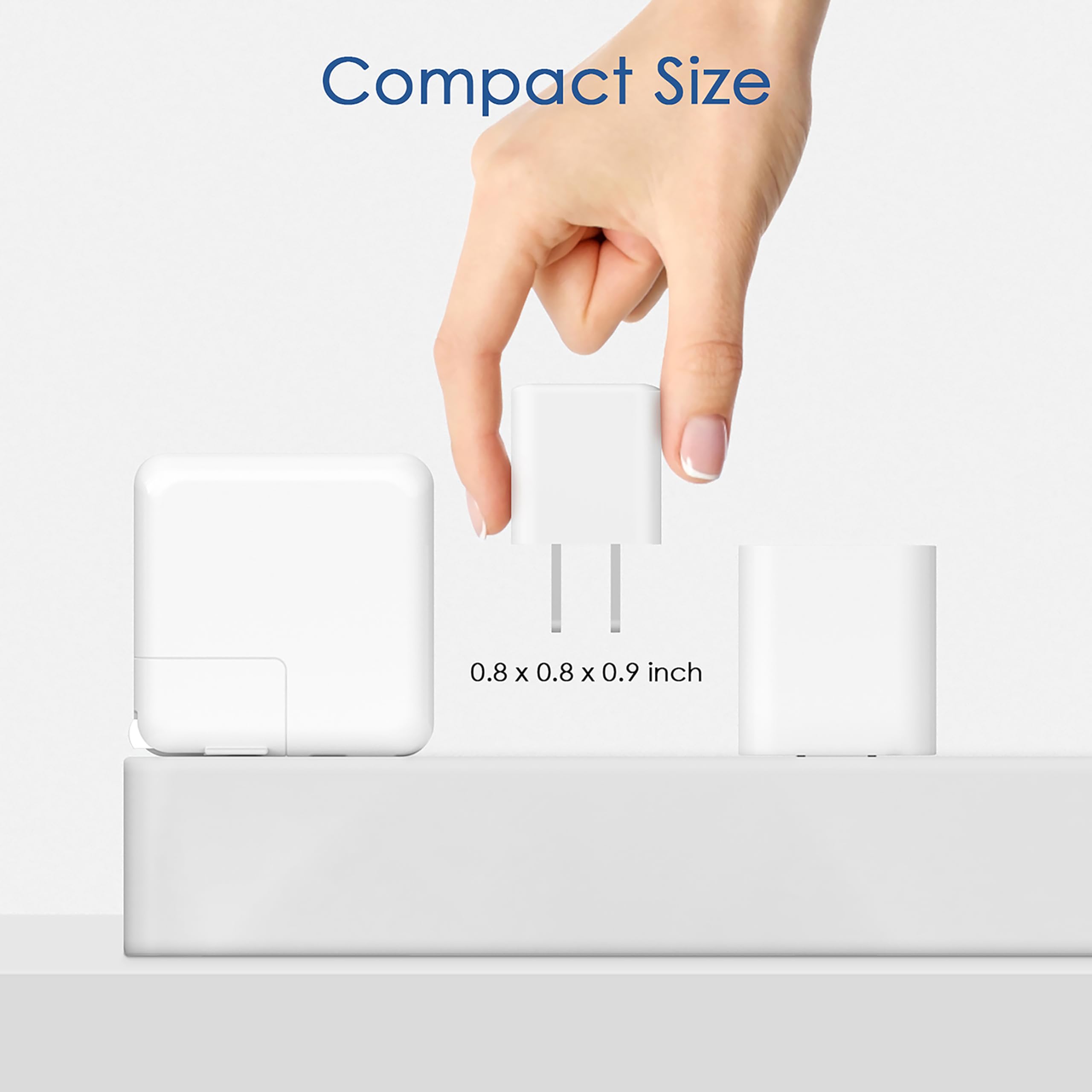 Fast Charging 5W USB to Lightning Cable 6Ft - 2 Pack Durable iPhone Charger with Wall Adapter for iPhone 14/13/12/11/X/8 Plus/XR/XS Max/SE & iPad - Perfect for Home, Office & Travel Charging Needs