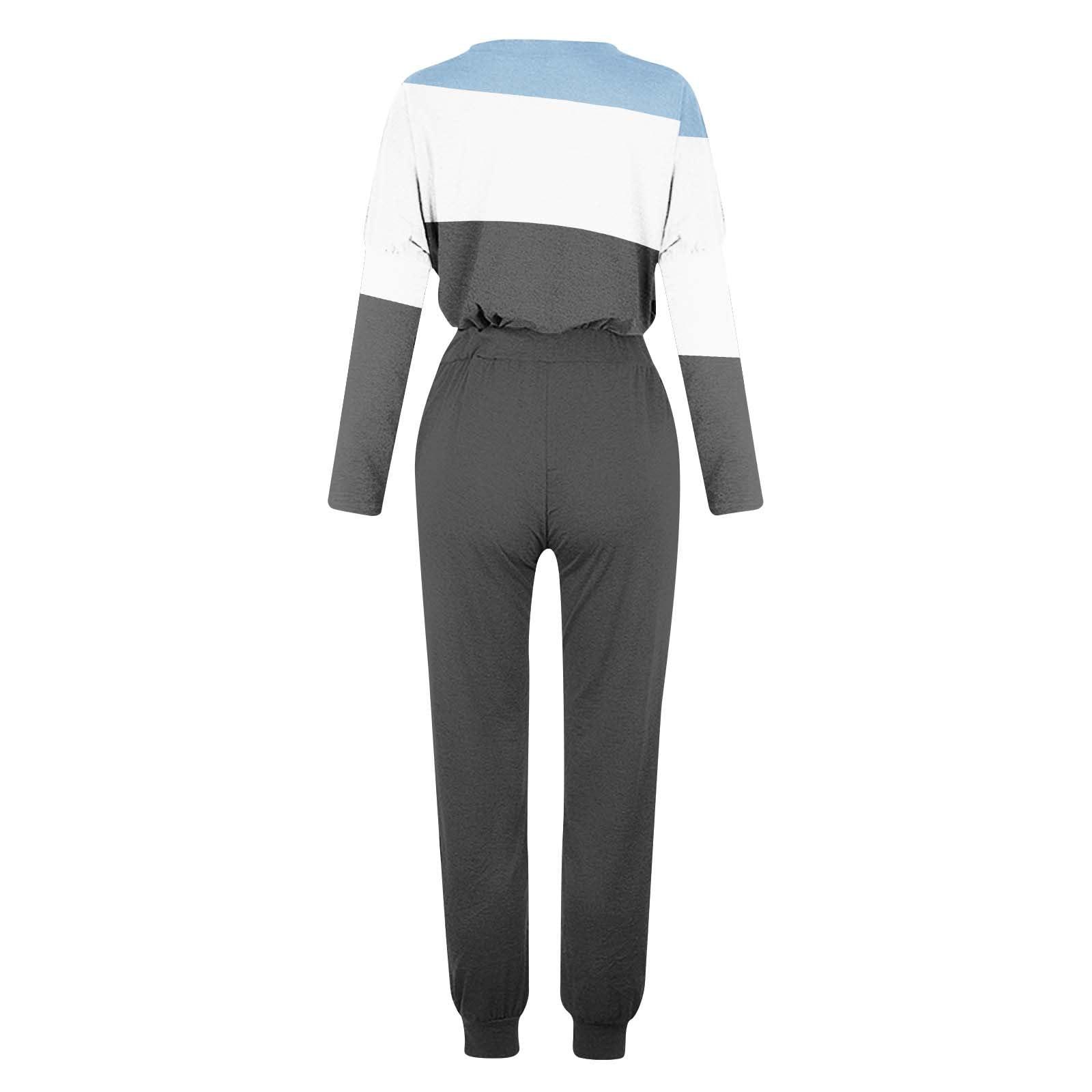 Women's 2-Piece Lounge Set - Soft Cotton Shorts & Top Comfy Jogger Outfit for Fall 2023 | Casual Home Wear, Running Errands, Travel & Relaxation
