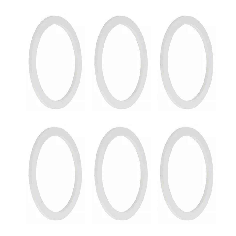 Premium Silicone Sealing Rings for Coffee Makers - 6pcs Espresso Machine Gasket Replacement Parts (7.5cm) - Perfect for Breville, DeLonghi & Other Espresso Machines - Durable Coffee Pot Accessories for Home & Office Use