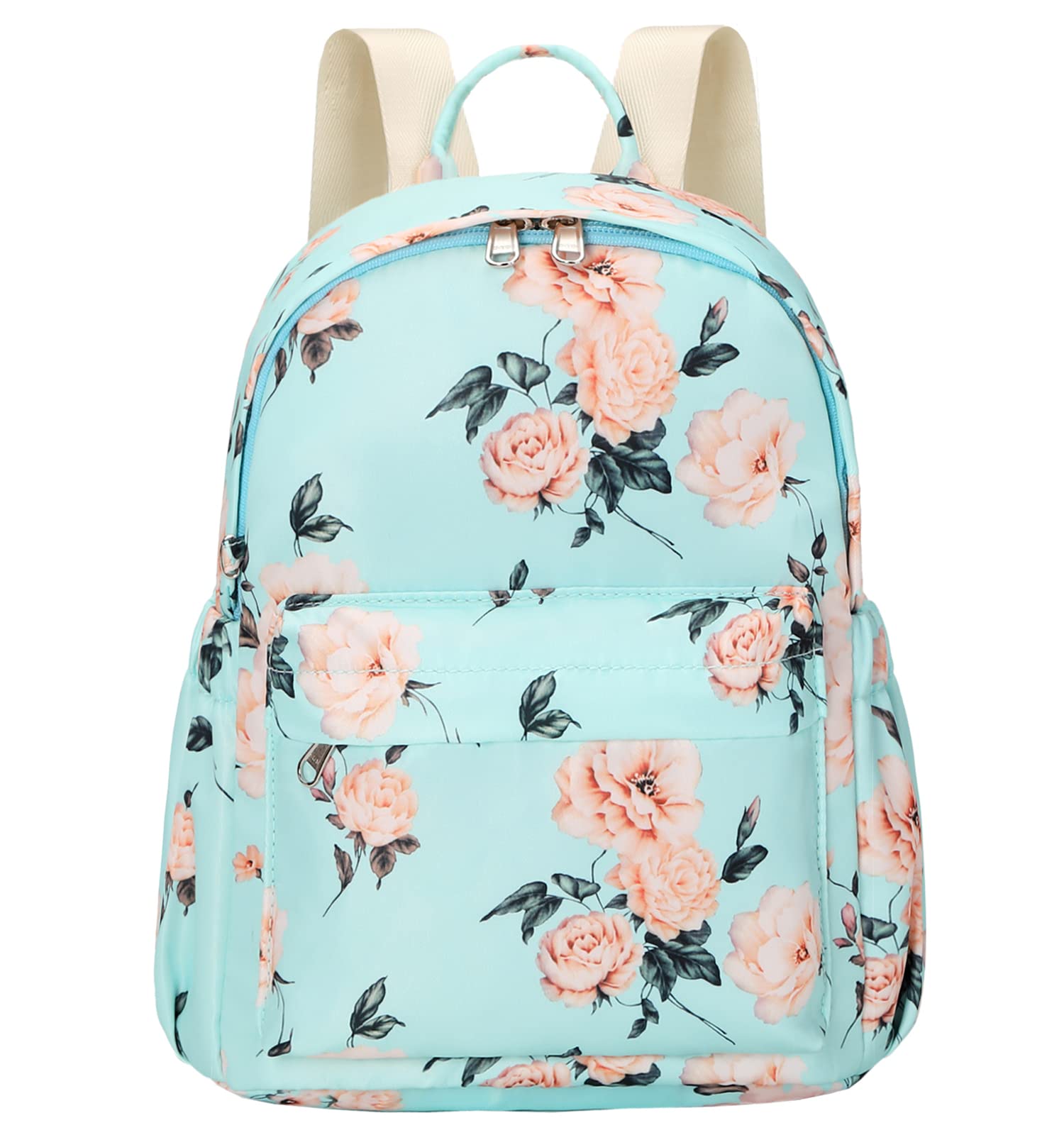 JIANYA Mini Backpack for Women & Girls - Floral Travel Bag for School & Outings
