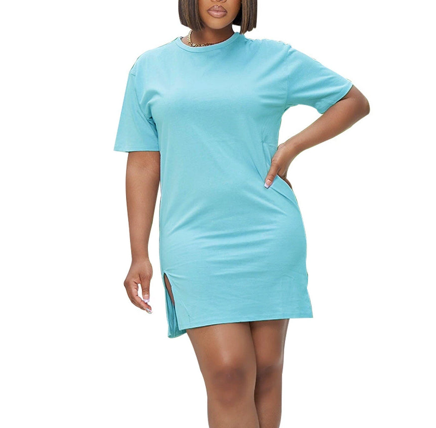 Slit Fitted Dress - Elegant Bodycon Party Dress for Women | Perfect for Night Out, Club Wear & Special Occasions