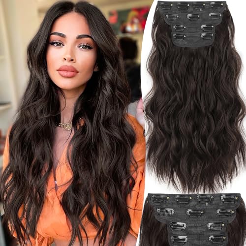 Wavy-Dark Brown