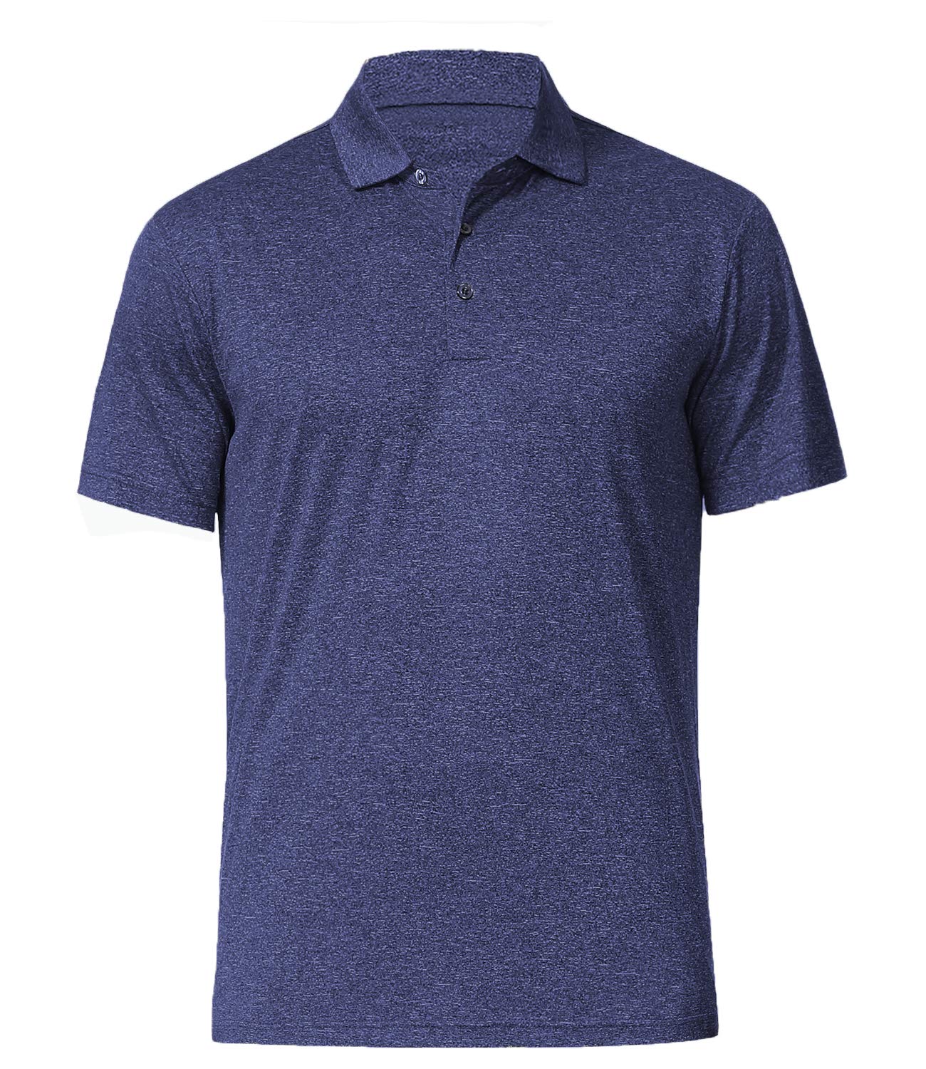 Men's Dry Fit Golf Polo Shirt - Moisture Wicking Performance Shirt for Golf & Outdoor Sports - Perfect for Golfing, Tennis & Casual Wear