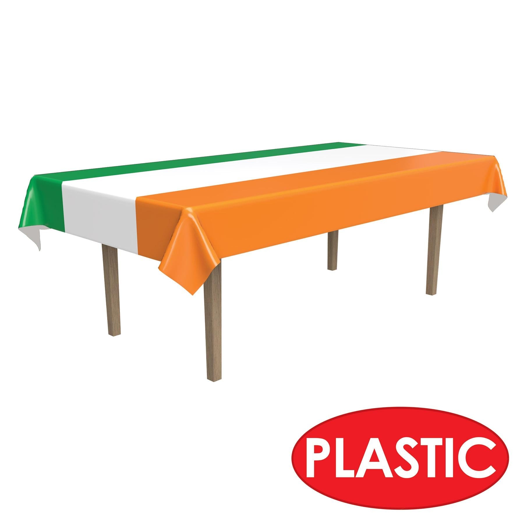 12 Pack Beistle Irish Party Table Covers - St. Patrick's Day Decorations for Home, Pub & Party Decor | Shamrock Themed Tablecloths for Festive Celebrations