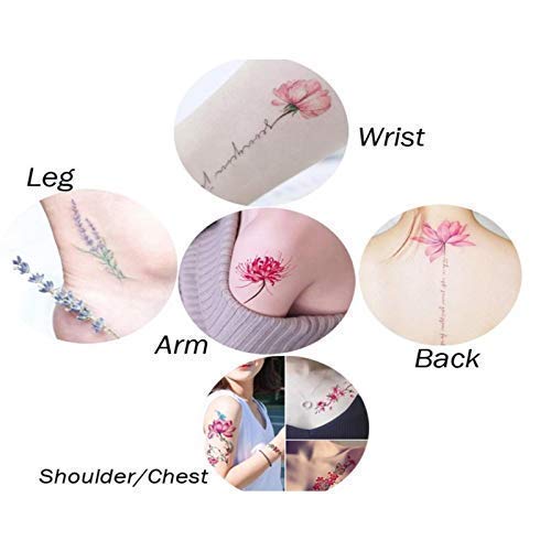 SSKR Pack of 5 Temporary Tattoo Booklets - Random Fun Designs for Kids & Adults | Waterproof Body Art Stickers for Parties, Birthdays & Costume Events | Perfect for Halloween, Cosplay & Gift Giving