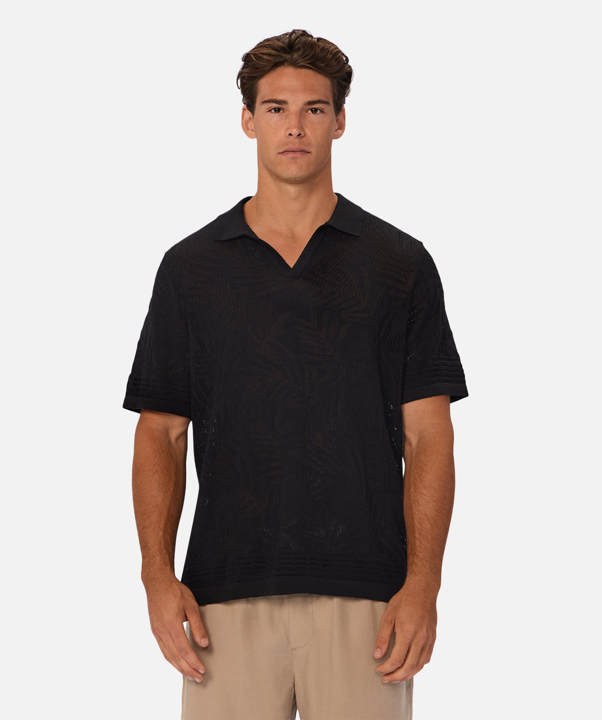 The Barreto Polo Shirt for Men - Classic Black Cotton Casual Wear - Perfect for Office, Golf & Everyday Outfits