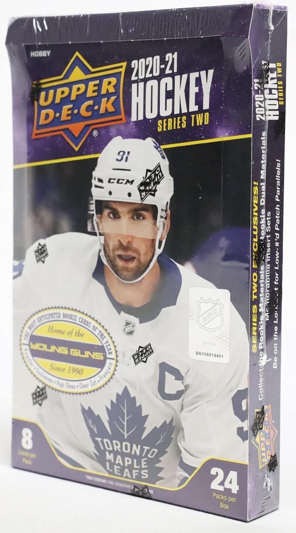 2020-21 Upper Deck Hockey Trading Cards Series 2 Hobby Box - NHL Collectibles for Trading, Gifts & Fantasy Sports - Perfect for Card Collectors, Sports Fans & Game Nights