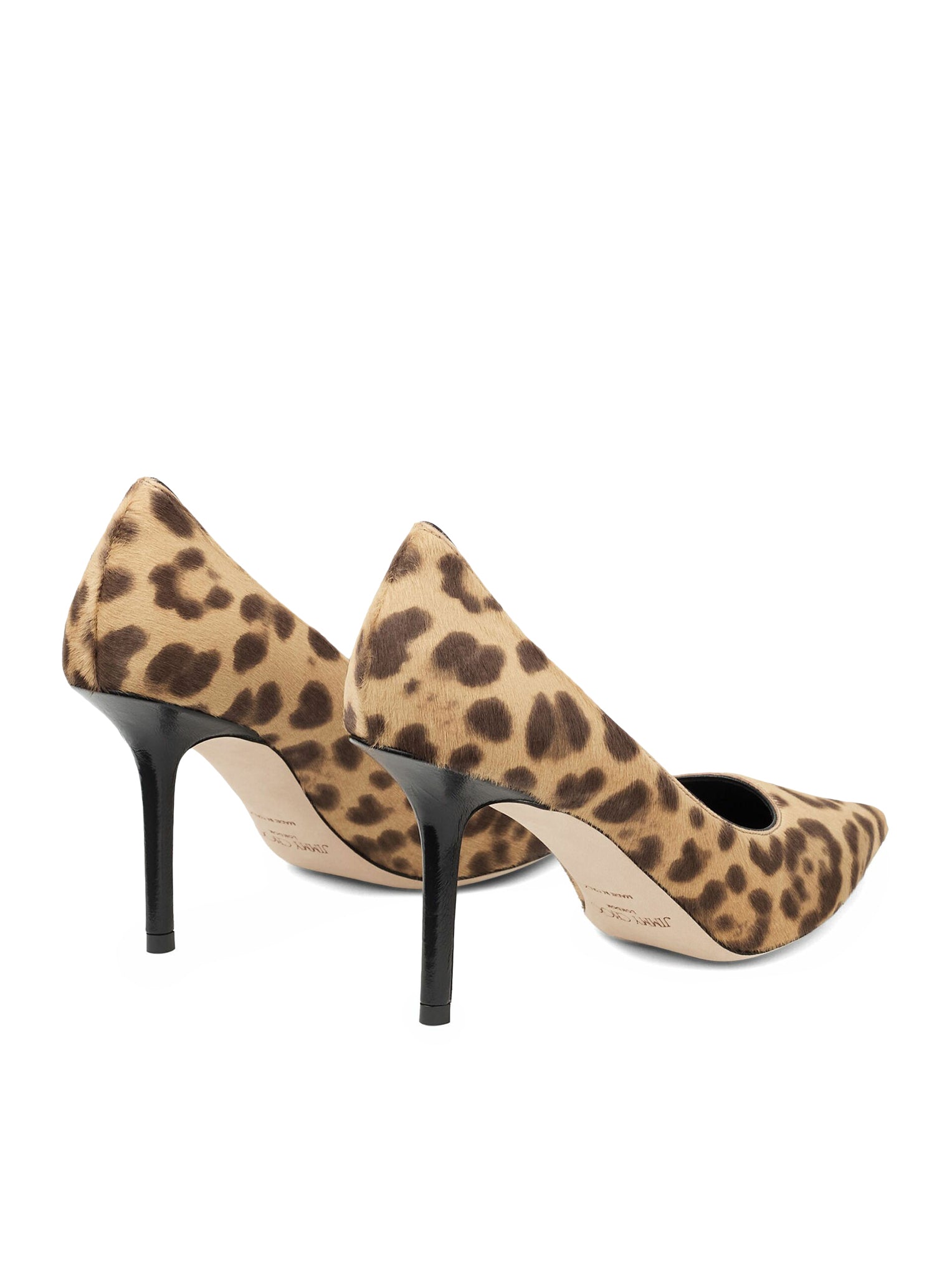 Pony Skin Decollete Shoes with Leopard Print | Women's Fashion Heels for Party & Evening Wear