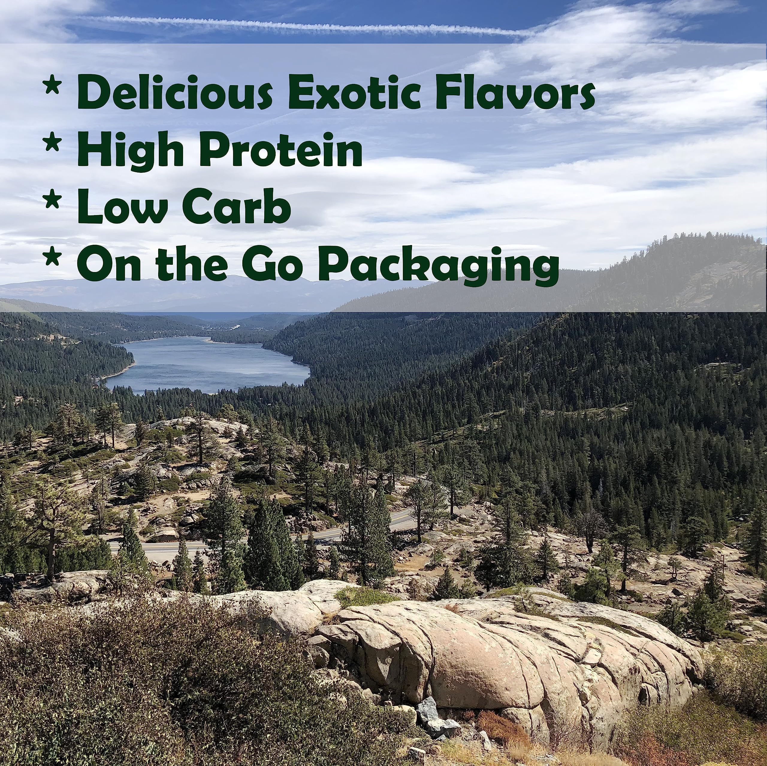 Buffalo Bob's Wild Game Meat Snacks (6 Pack) - Premium Beef Jerky Variety Gift Set with Exotic Wild Boar & Elk Jerky - Perfect Gift for Men, Dad & Father - Great for Camping, Hiking & Outdoor Adventures