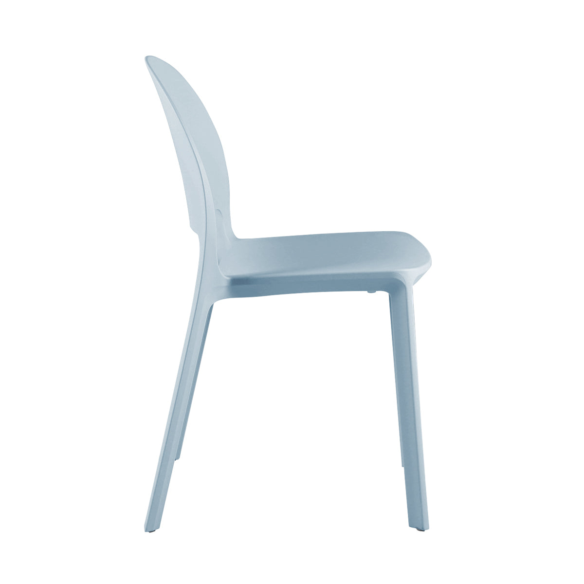 Modern Arch Stacking Dining Chair - Sturdy & Space-Saving Stackable Chairs for Kitchen, Dining Room, or Office - Perfect for Small Spaces & Entertaining