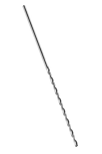 Dormer A110.6 Long Series Drill Bit - 0.6mm Head Diameter, 15mm Flute Length, High Speed Steel with Steam Oxide Coating (10-Pack) - Perfect for Precision Metalworking, Jewelry Making & DIY Projects