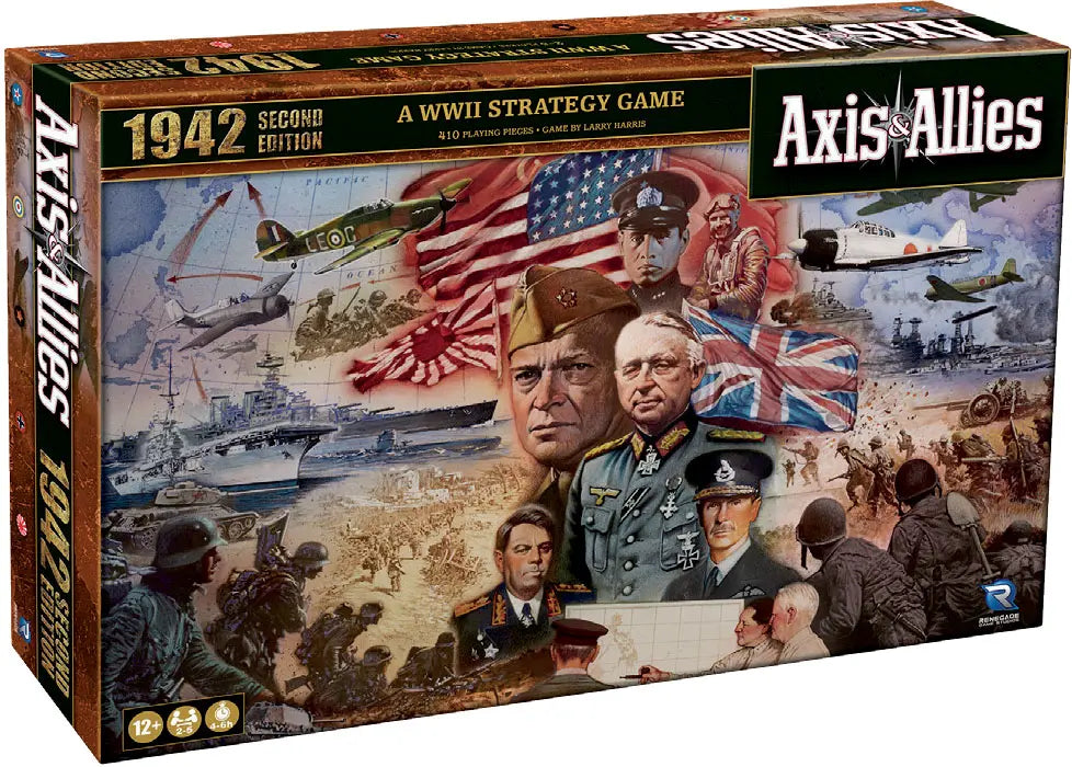 Axis & Allies: 1942 Second Edition - WWII Strategy Board Game for Adults & Teens - Perfect for Game Nights, History Enthusiasts & Collectors