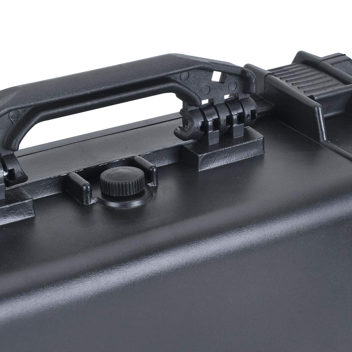 MEIJIA 18.5 x 14.06 x 6.93 Inches All Weather Waterproof Hard Case with Customizable Foam - Protective Storage for Cameras, Drones, Pistols, Lenses & Equipment (Black) - Ideal for Travel, Outdoor Adventures & Professional Gear Transport