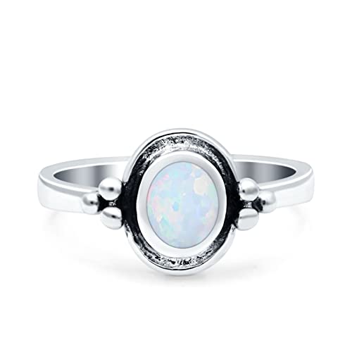 Lab Created White Opal