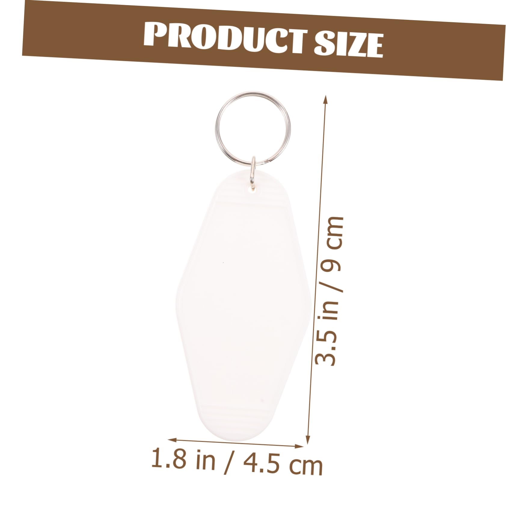 SOIMISS 20 Pack Durable Plastic Keychain Tag Holder Keyring - Multi-Purpose Luggage Key Tags for Travel, ID Labels & Organization | Perfect for Suitcases, Backpacks, Gym Bags & Pet Collars