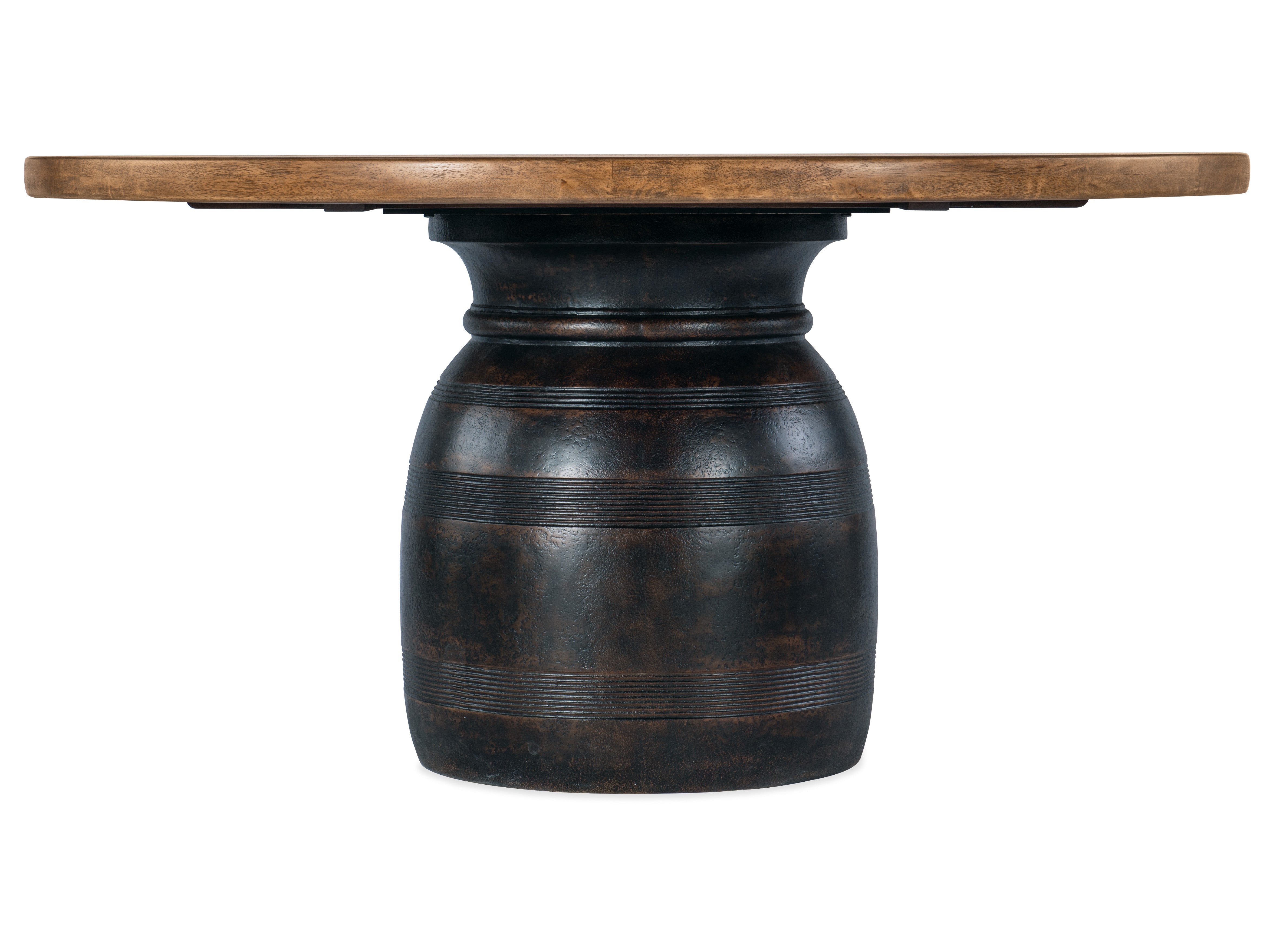 Round Dining Table for 6 - 48 Inch Farmhouse Style Solid Wood Kitchen Table - Perfect for Family Gatherings, Breakfast Nook & Small Space Dining Rooms