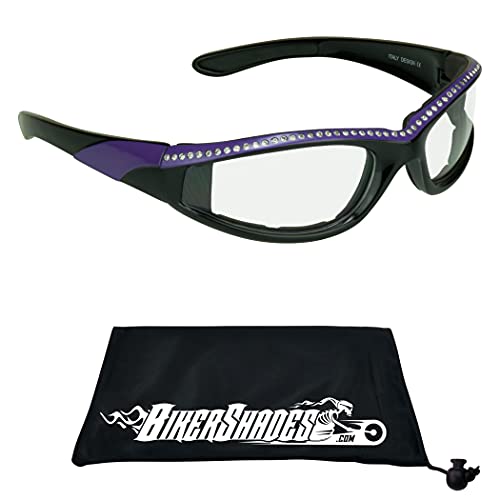 Purple - Clear to Grey W/Microfiber