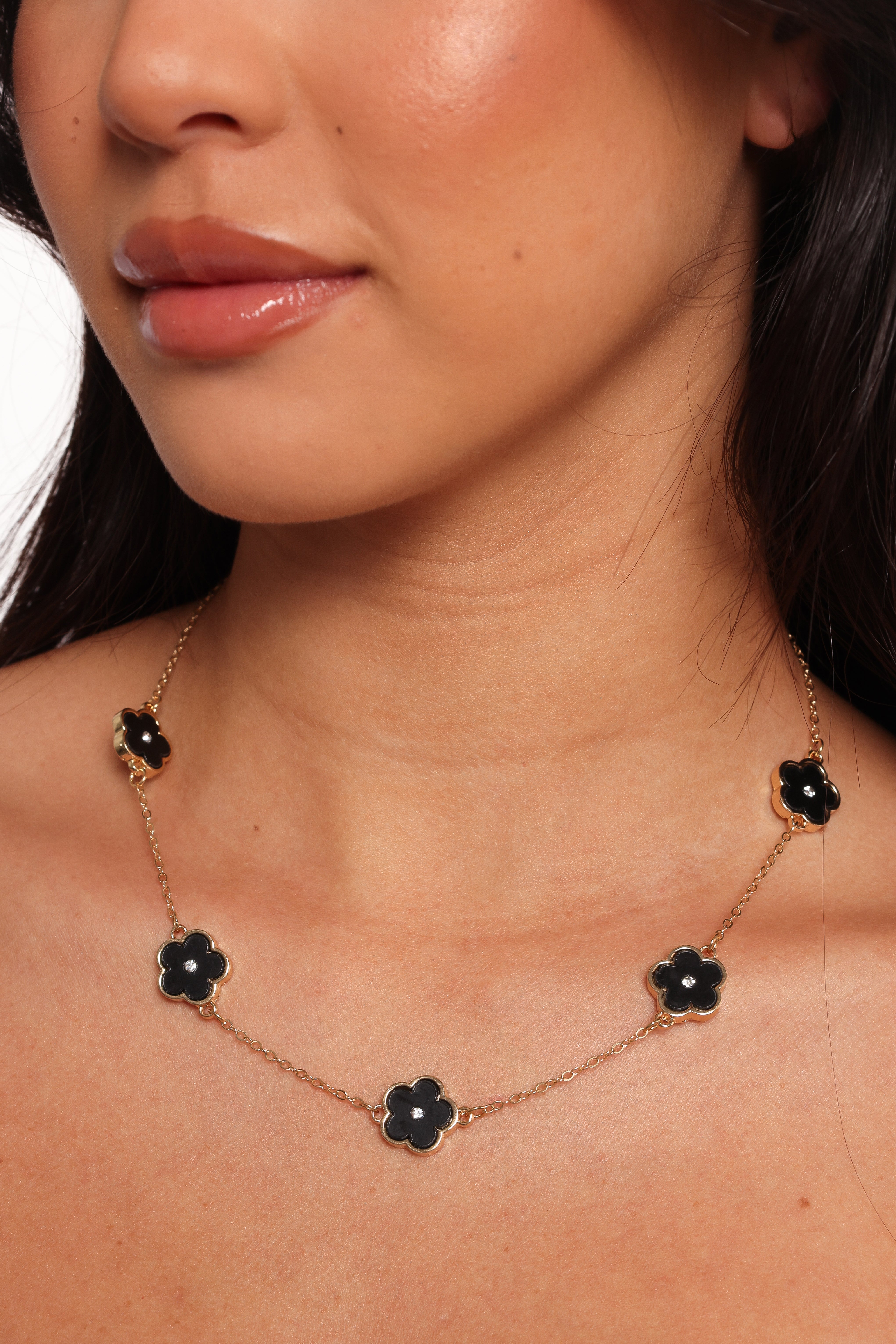 Dorothea Floral Necklace and Bracelet Set - Elegant Gold Jewelry for Women, Perfect for Weddings, Parties & Everyday Wear