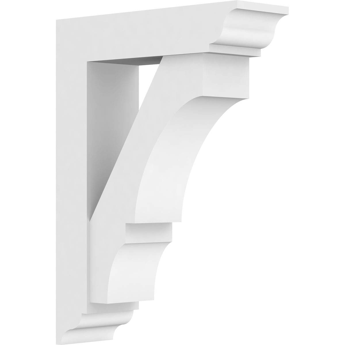 Ekena Millwork BKTP05X16X22BOA01 Standard Balboa Architectural Grade PVC Brackets - 5