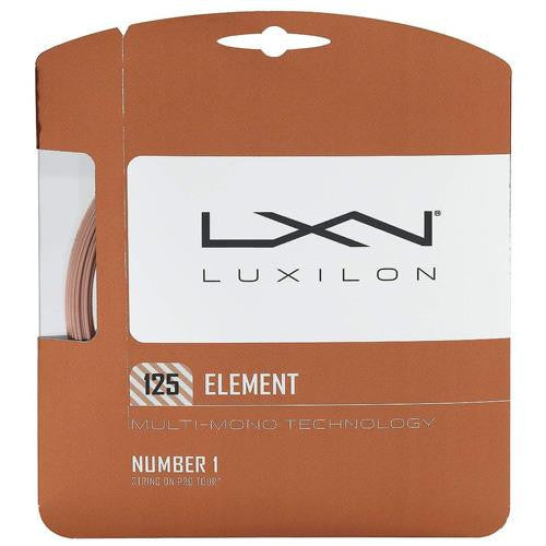 Luxilon Element Tennis String Set - Premium Performance for Competitive Play & Training