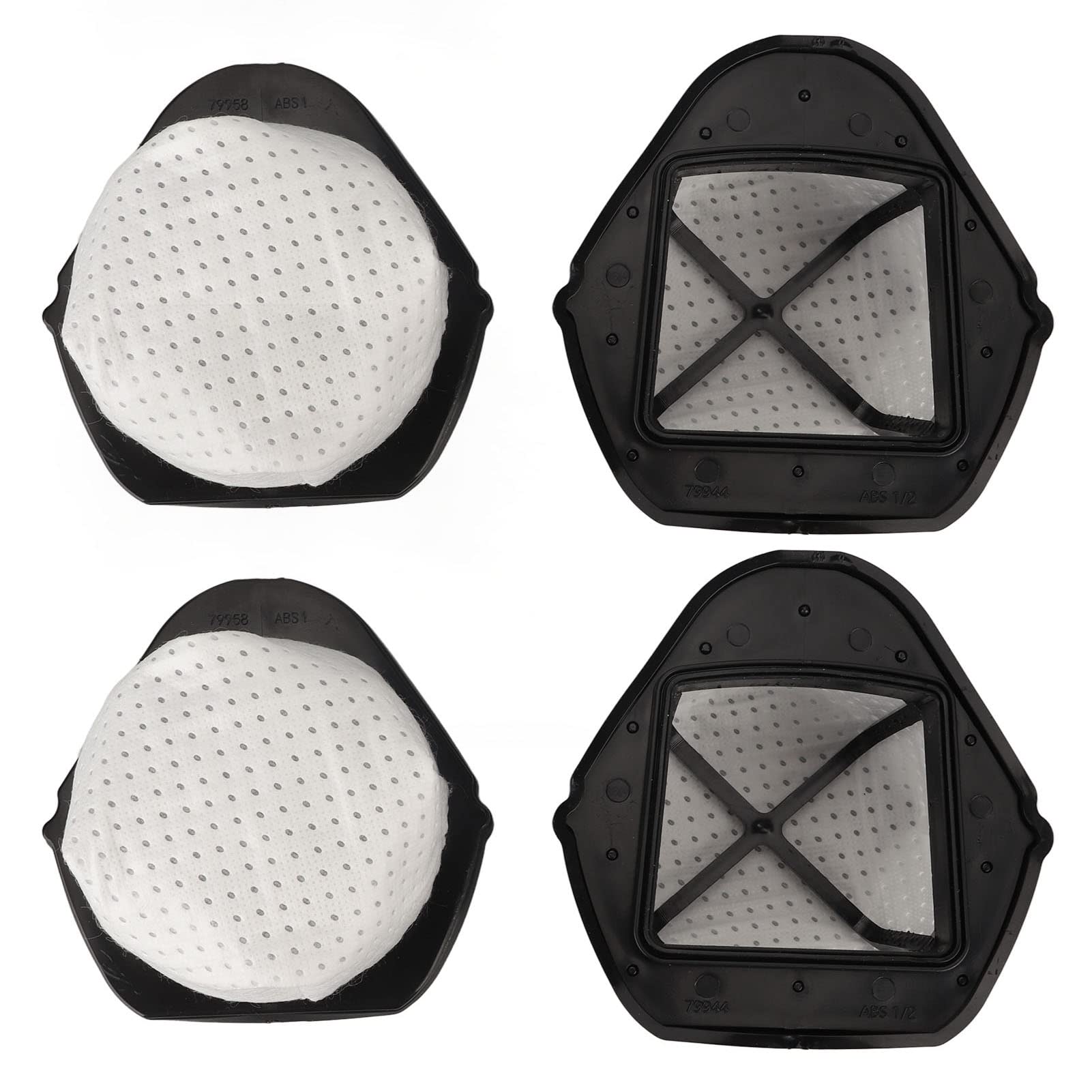 4 Pack Handheld Vacuum Cleaner Filter Replacement - Compatible with XSB726N SV75 SV70 SV726 Models - Perfect for Home, Car & Pet Hair Cleaning