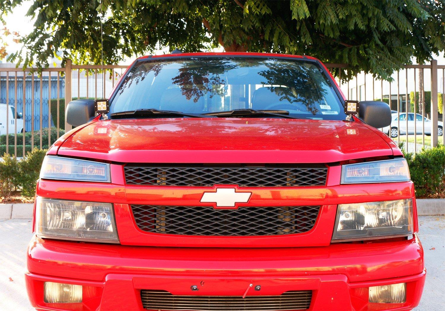 40W CREE LED Pods with Universal A-Pillar Hinge Bracket & Wiring Kit - Waterproof Off-Road Lights for Trucks, Jeeps, SUVs - Perfect for Night Driving, Camping, and Off-Road Adventures