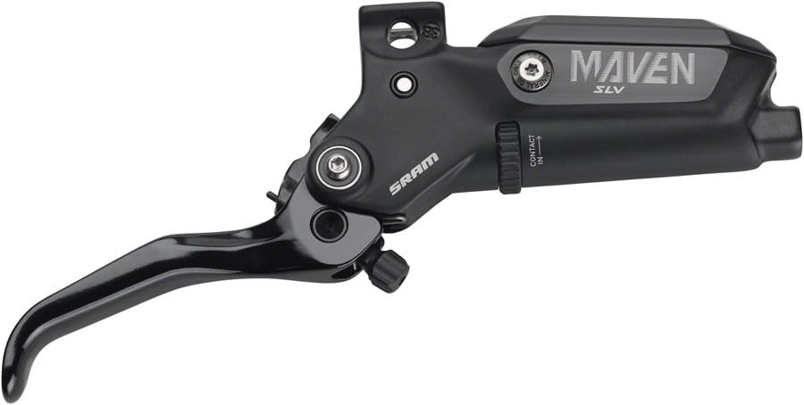 SRAM Maven Silver Disc Brake Lever Assembly - Aluminum Lever Blade, Black, A1 | Mountain Bike & Road Bike Brake System for Cycling Enthusiasts