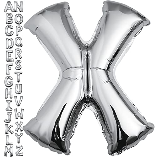 Silver Letter X