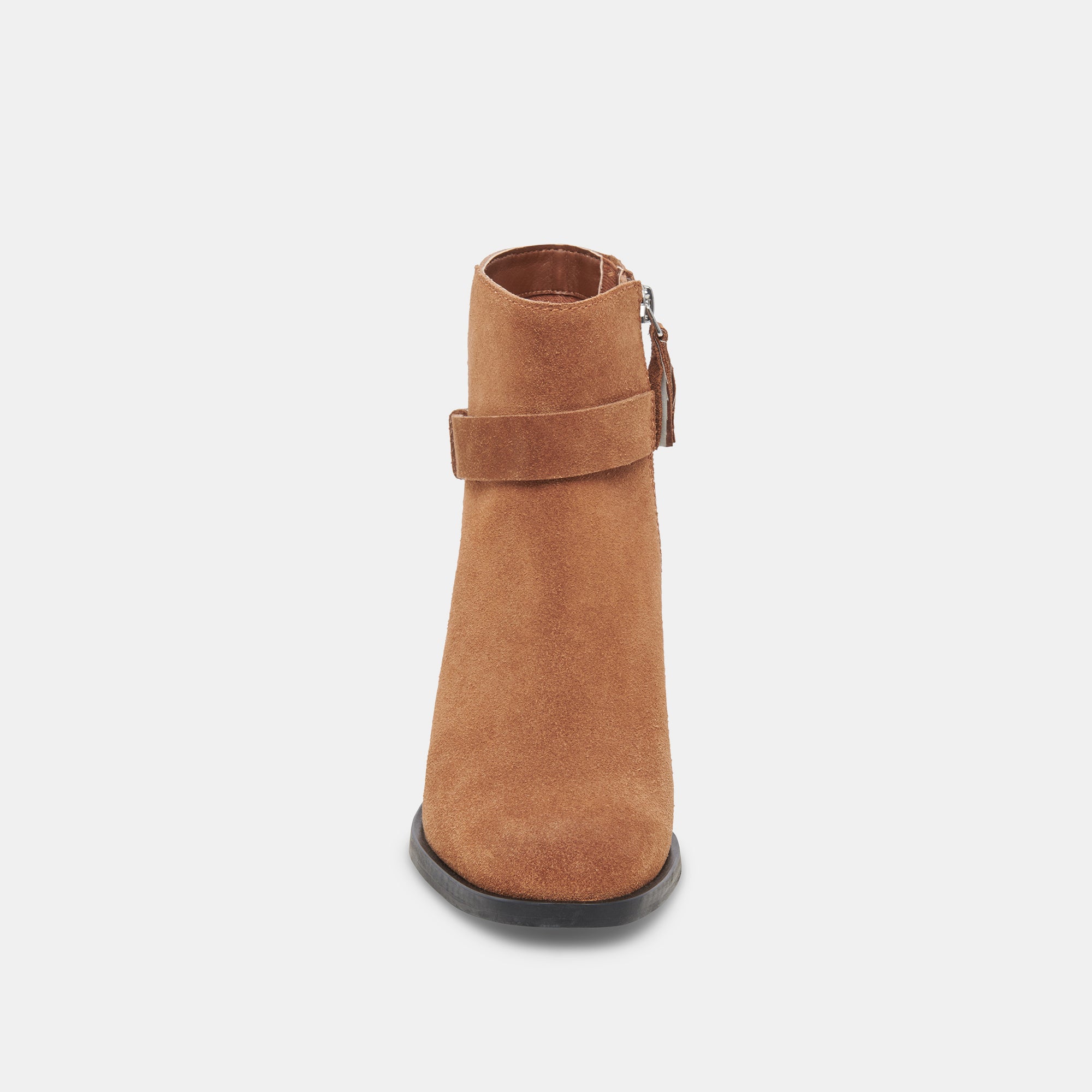 Leland Brown Suede Booties for Women - Comfortable & Stylish Ankle Boots for Fall & Winter Fashion | Perfect for Casual Outfits, Office Wear & Date Nights