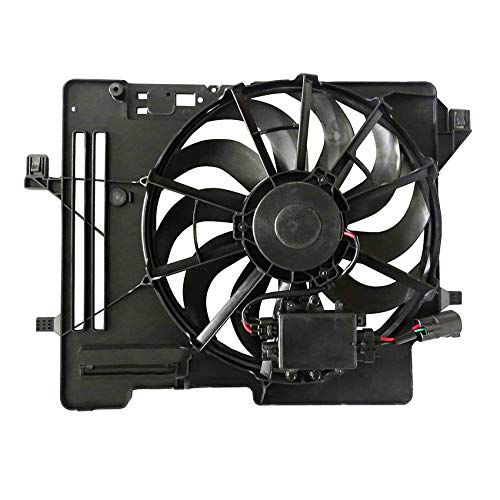 RAREELECTRICAL Replacement Cooling Fan Compatible with 2016 Ford Focus SE Sedan & Hatchback 1.0L Turbocharged Automatic - F1FZ-8C607-D, F1FZ8C607D, FO3115226 - Perfect for Engine Overheating Prevention & Summer Driving