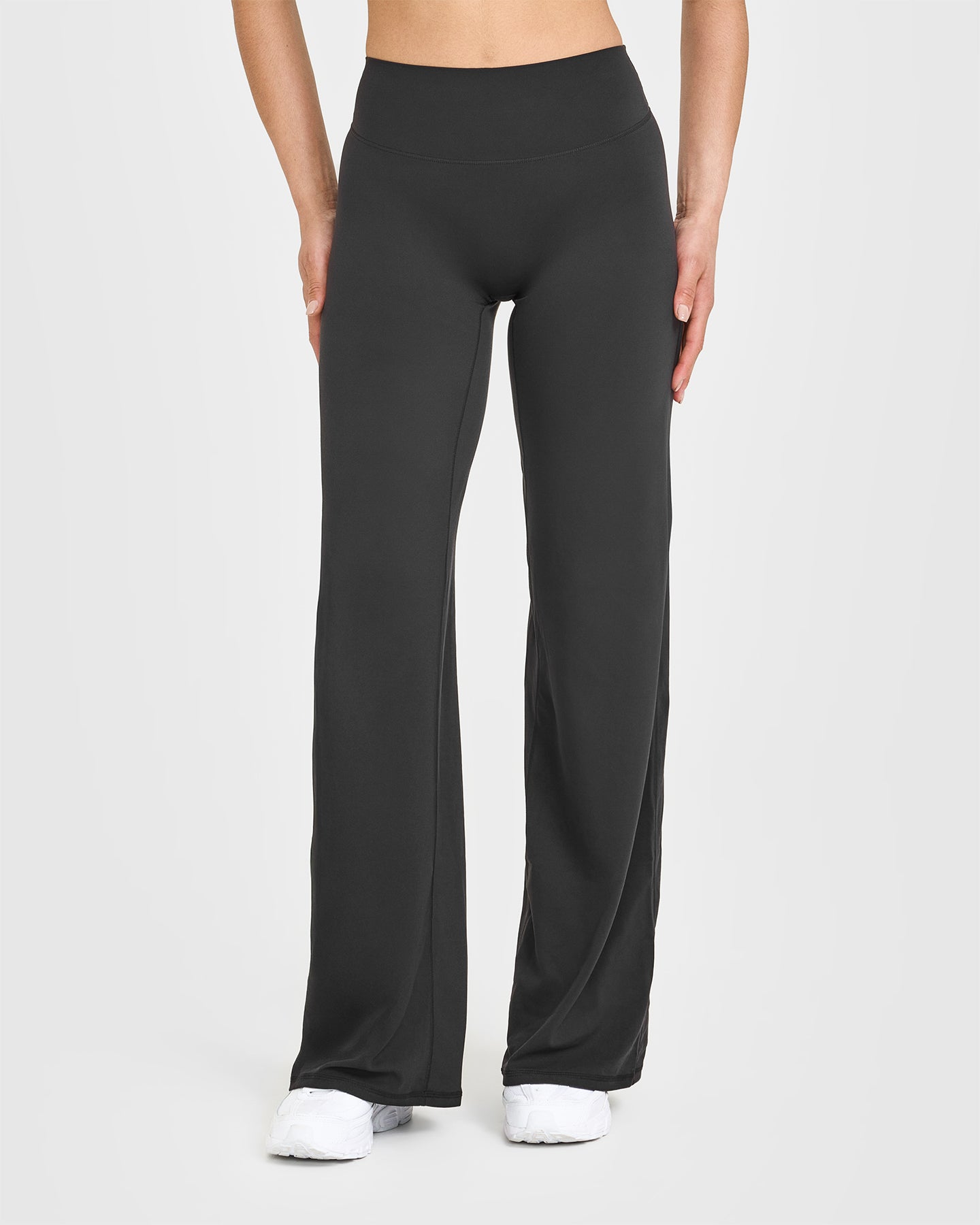 SoftMotion™ Straight Leg Yoga Pants for Women - Soft Black Stretchy Workout Pants | Perfect for Yoga, Pilates, Gym & Lounge Wear