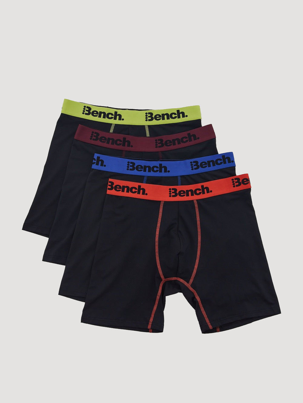 High-Performance Boxer Briefs (4-Pack) - Moisture-Wicking & Breathable Men's Underwear for Workout, Running & Daily Comfort
