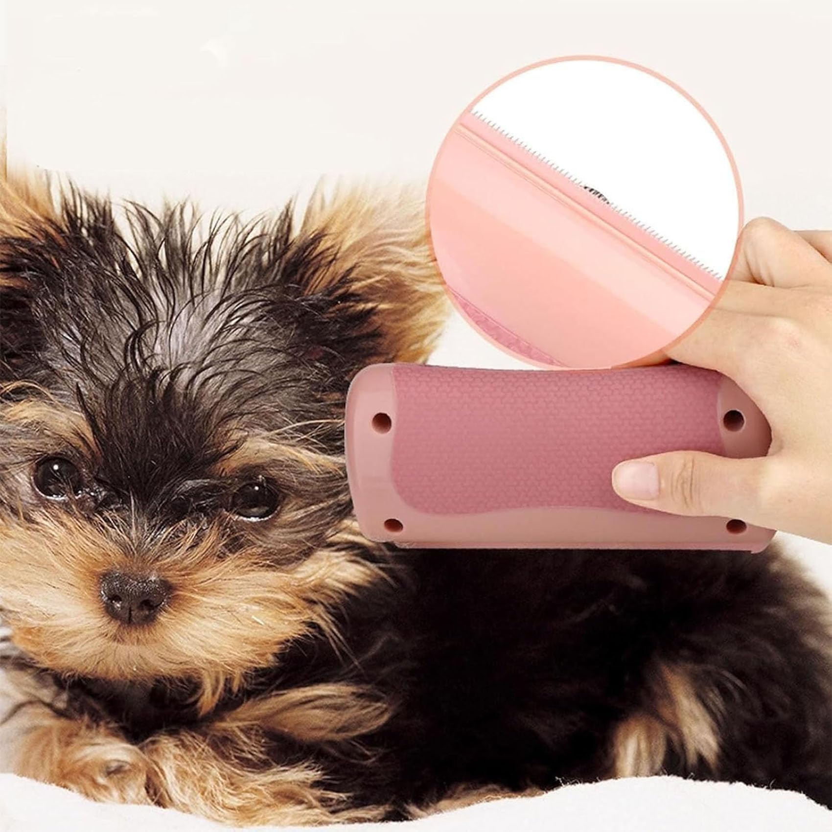 Mr Waggy Tails Deshedding Brush for Dogs - Grooming Tool for Long & Short Hair - Perfect for Home Pet Care