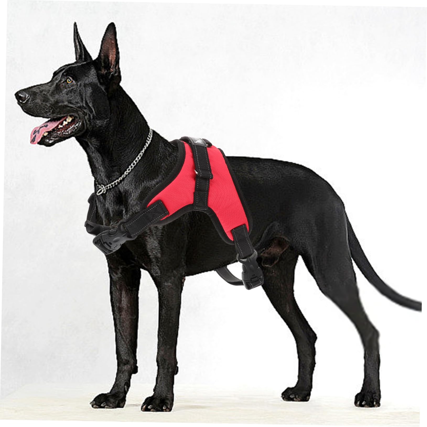 TEHAUX Adjustable Dog Harness for Small Medium Large Dogs - Breathable Oxford Cloth Pet Vest with Leash - Perfect for Summer Walking, Hiking & Outdoor Adventures
