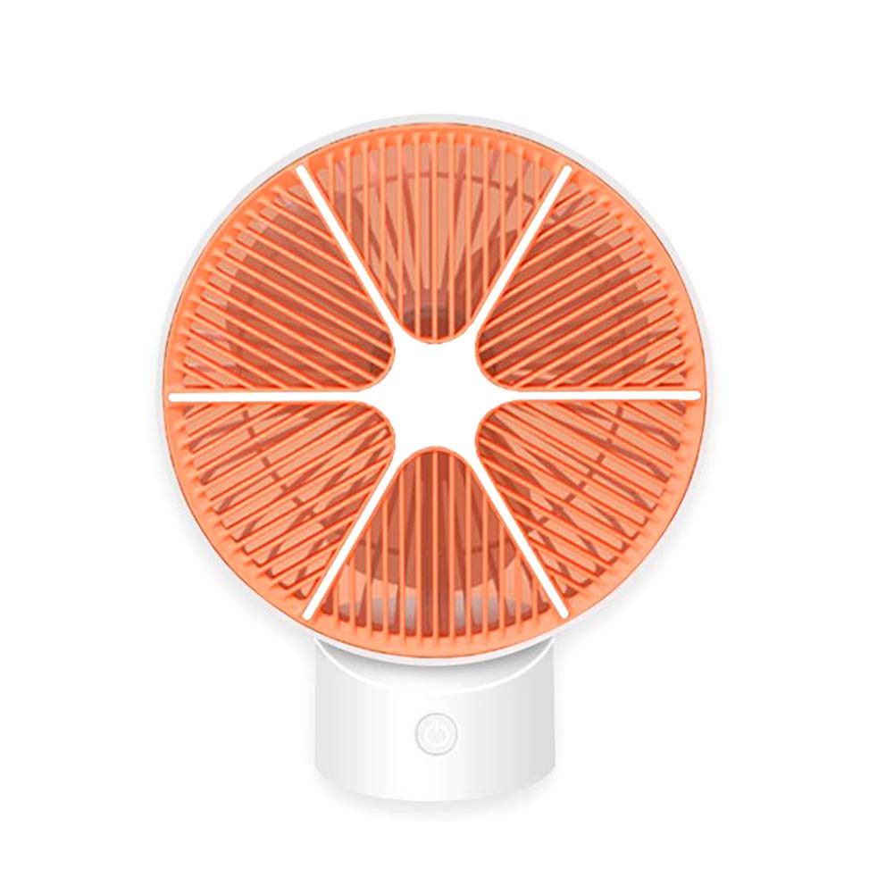 MileHouse Grapefruit Pattern USB Desktop Air Cooler - Portable Mini Cooling Fan for Home Office, Bedroom, Dorm | Fast USB Charging | Summer Breeze Fan for Work & Study (Pink Grapefruit Color)