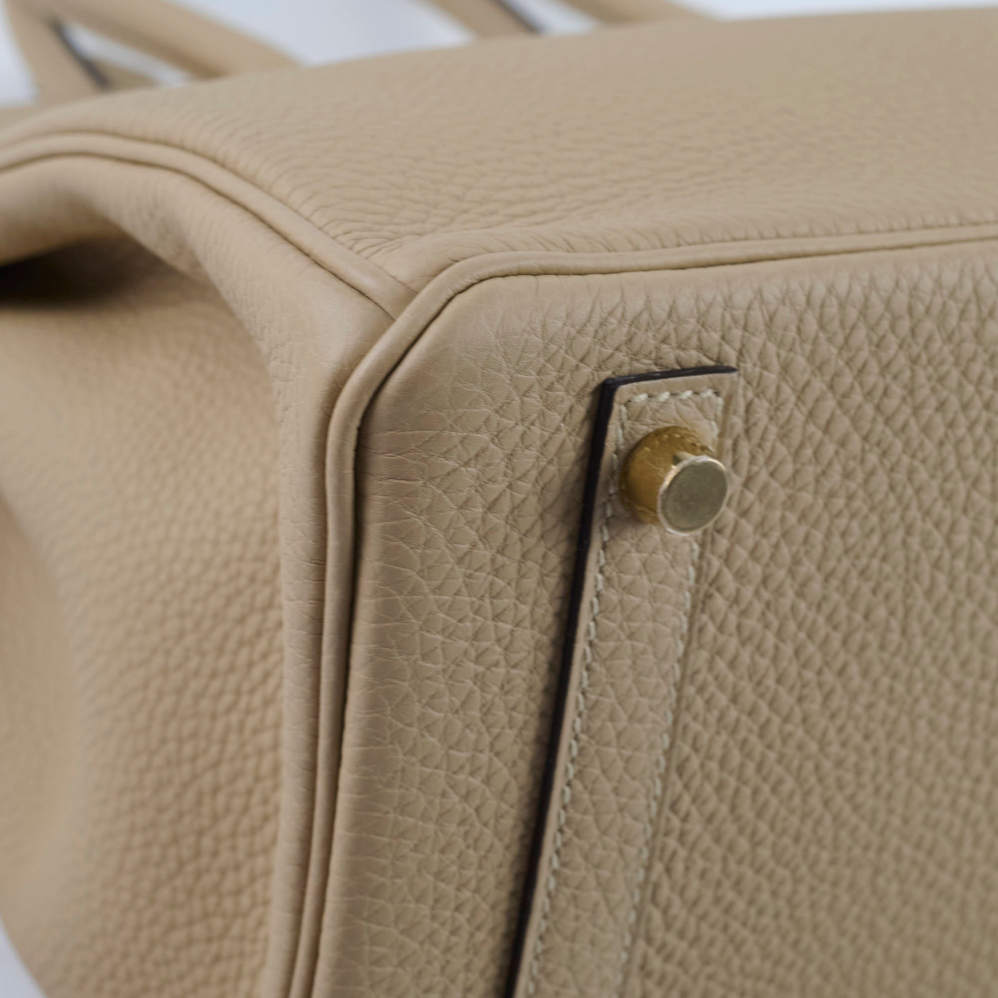 Authentic Hermes Birkin 30 Handbag in Trench Togo Leather with Gold Hardware - 2017 Collection (A Stamp) - Perfect for Luxury Fashion & Special Occasions