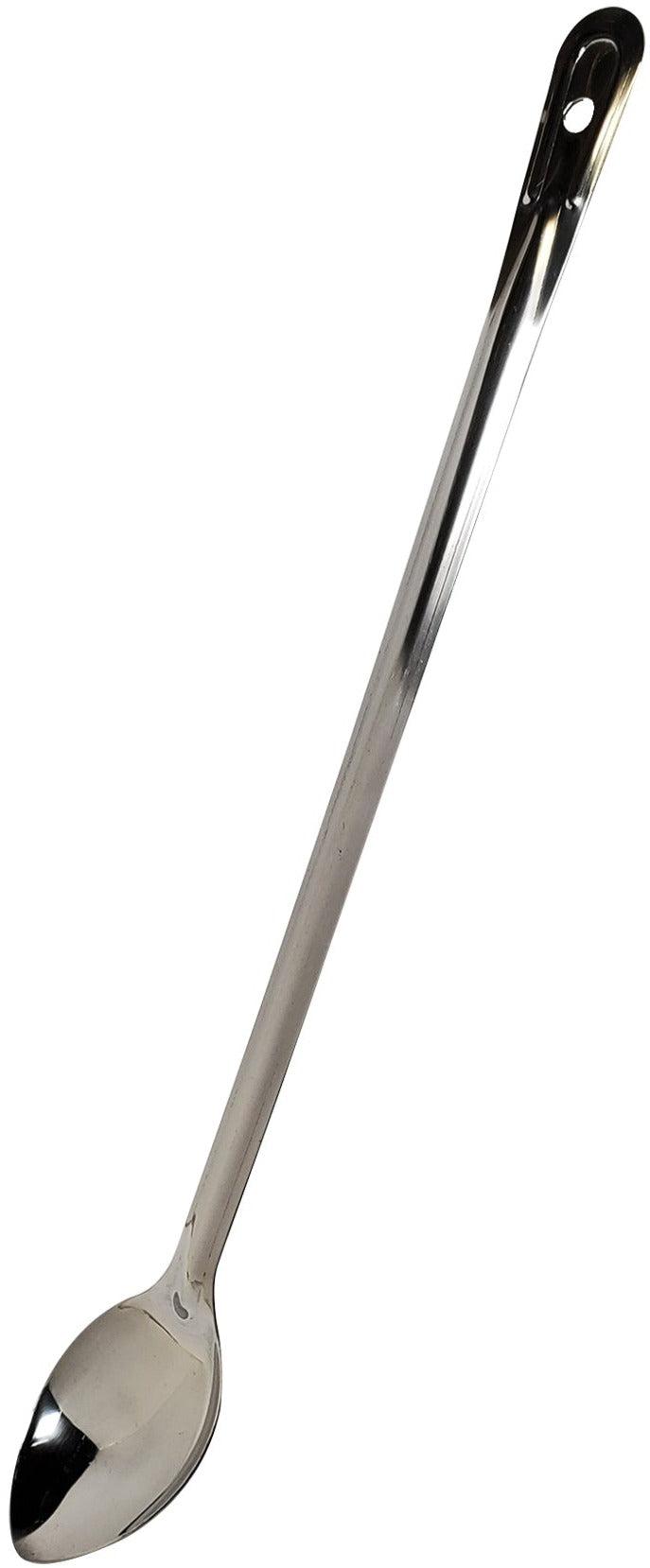 Premium 21-Inch Solid Stainless Steel Basting Spoon - Perfect for Grilling, BBQ, Cooking & Serving Sauces