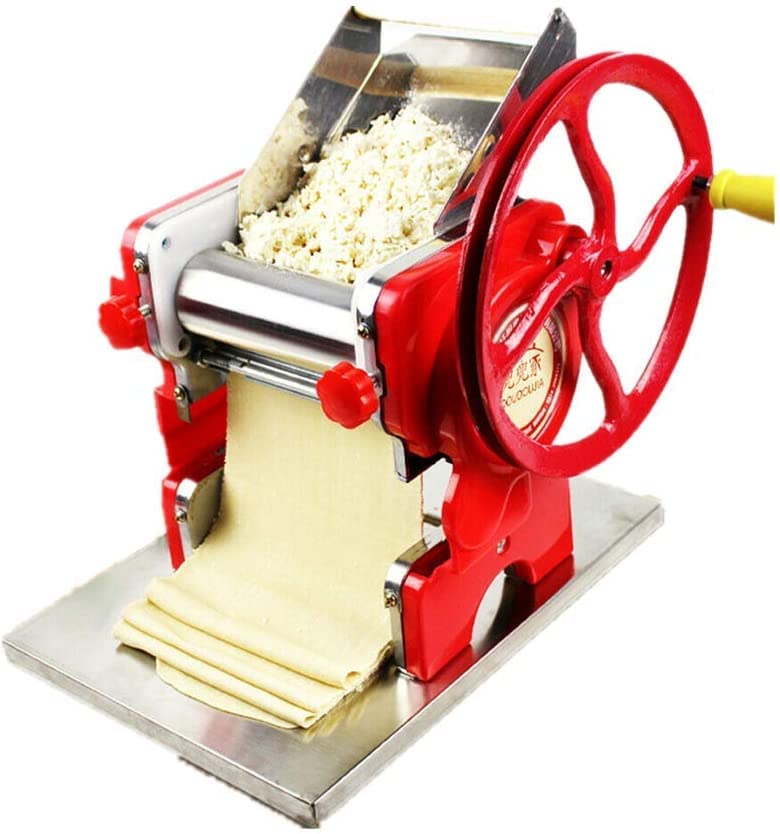 Best Pasta Maker Machine - Multi-Function Manual Noodle & Dough Press for Homemade Pasta, Dumpling Wrappers & More | Hand Crank Pasta Cutter & Dough Roller for Home Kitchens & Restaurants | Perfect for Italian Cuisine, Asian Noodles & Baking Needs