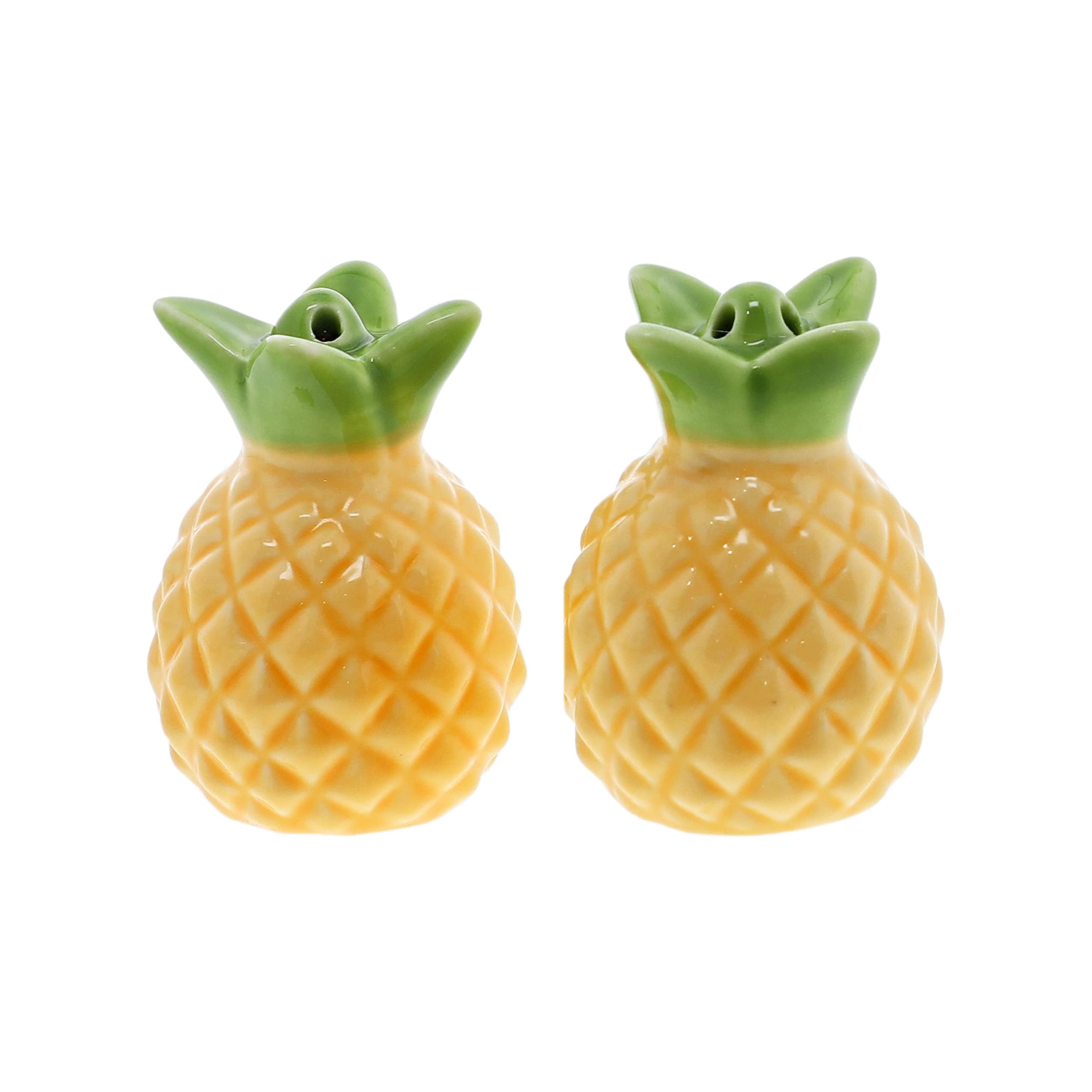 Pineapple Salt and Pepper Shaker Set - Unique Kitchen Collectible for Home & Restaurant Use - Perfect for Dining Table, Kitchen Counter, and Gift Giving